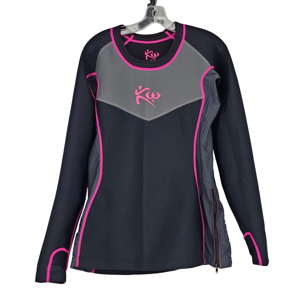 Kutting‎ Weight Sauna Shirt XL Black Pink Neoprene Heat Generating Athletic Wear